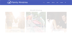 Desktop Screenshot of family-ministries.ch